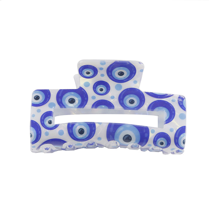 Wholesale Devil' s Eye Element Claw Clip Niche Hairpin Bun Shark Clip Hair Accessory