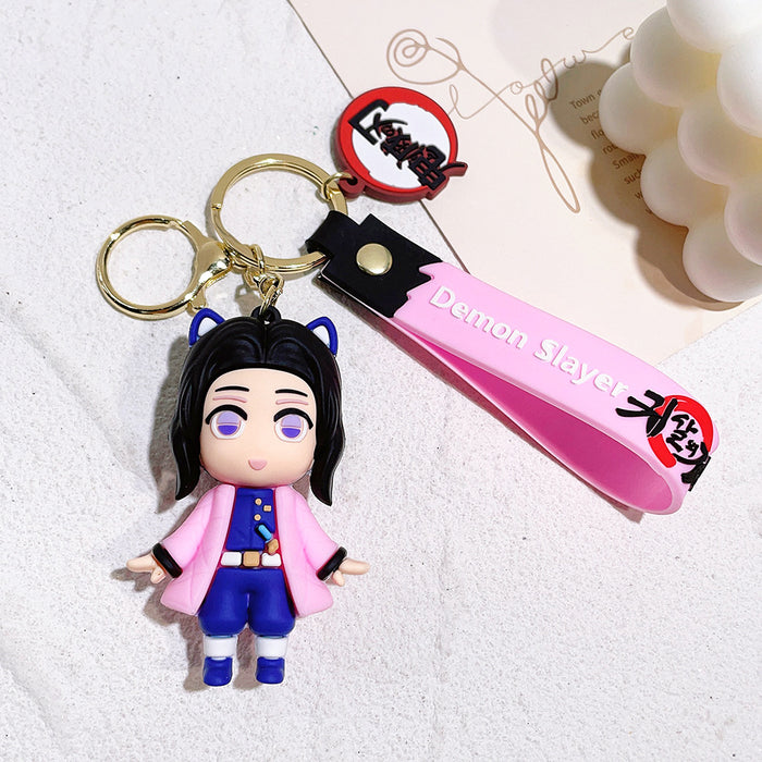 Wholesale Cartoon Doll PVC Keychain JDC-KC-Qiwei006
