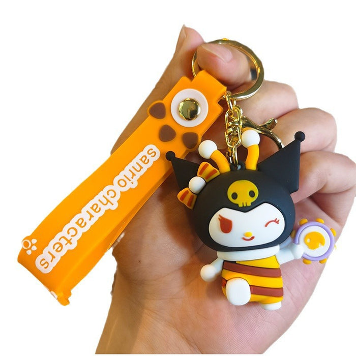 Wholesale Cartoon Doll Silicone Keychain JDC-KC-Tingm229