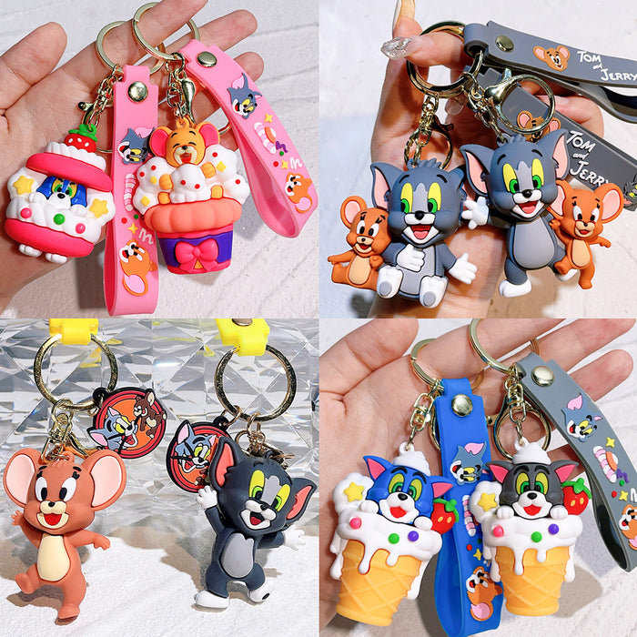 Wholesale Cartoon Silicone Doll Keychain JDC-KC-QiChao040