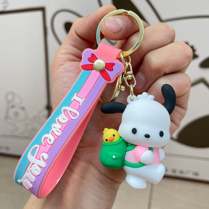 Wholesale Backpack keychain, cute doll, claw machine, small accessories, car accessories wholesale