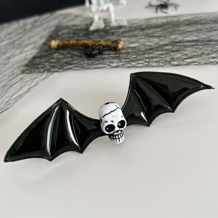 Wholesale New Halloween Headdress Dark Series Funny Pumpkin Single Eye Devil Bat Wings Side Hairpin Hairpin