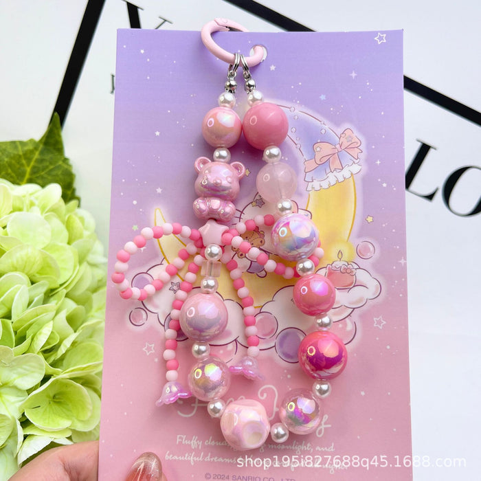 Wholesale Bracelet Decorative Pendant Mobile Phone Hanging Keychain Doll DIY Cute Bag Hanging Chain