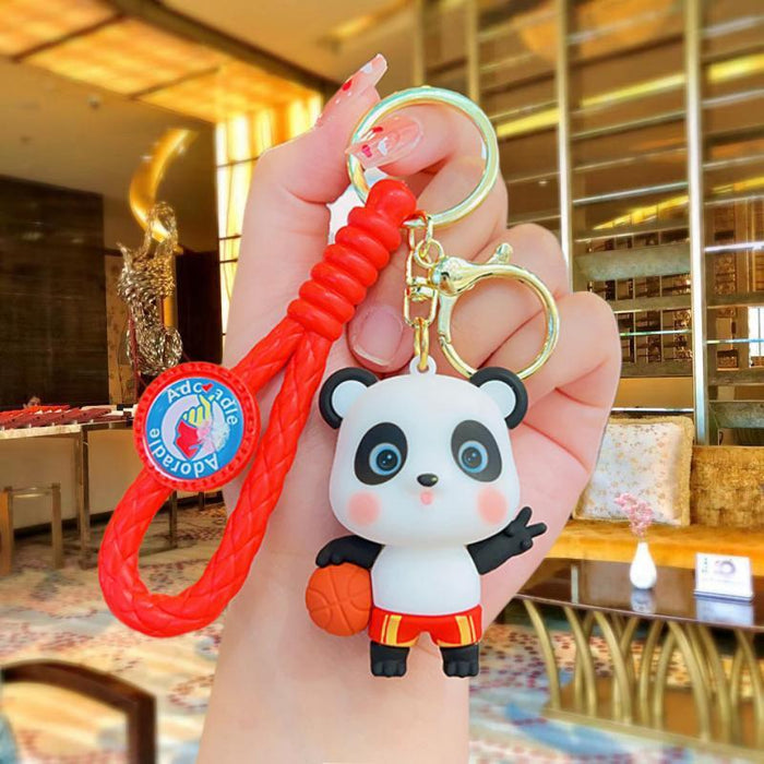 Wholesale Silicone Cartoon Doll Keychain JDC-KC-MingT162