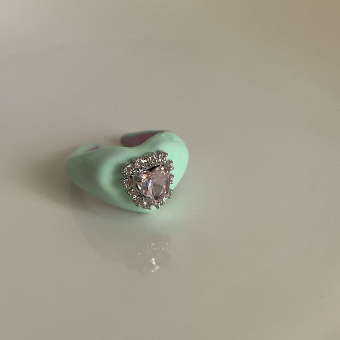 Wholesale Small niche design metal layered ring with high-end opening ring