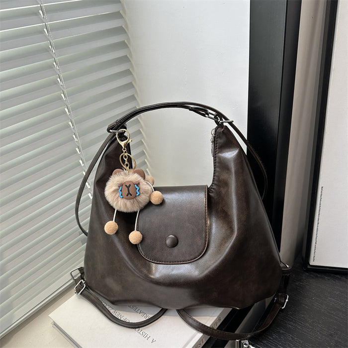 Wholesale Vintage large capacity commuting backpack, niche single shoulder tote bag