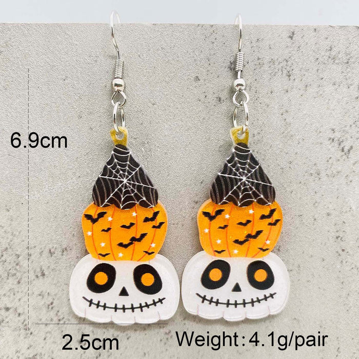 Wholesale  Earrings Cat Ghost Pumpkin Strawberry Eyeball Acrylic Earrings  Gift