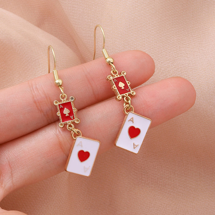 Wholesale Niche design high-end alloy pendant earrings
