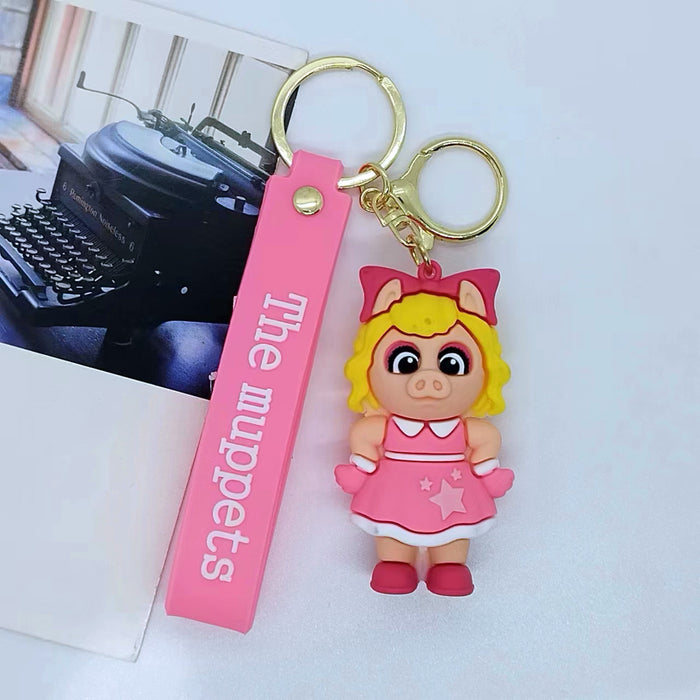 Wholesale Cartoon Muppet Keychain Pendant Bag Car Keychain Accessories