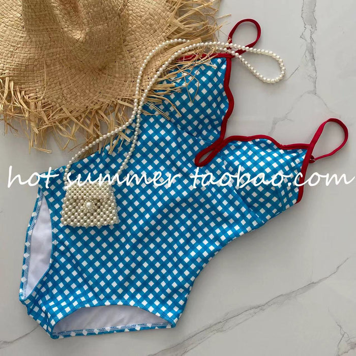Wholesale Swimsuit one-piece bikini conservative two-piece vacation beach hot spring sexy high-end feeling