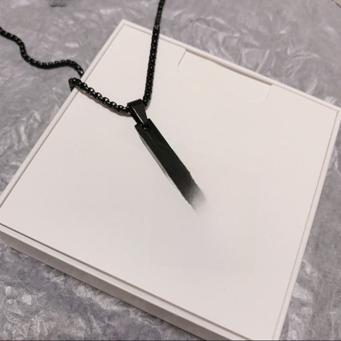 Wholesale Cross necklace for boys, titanium steel pendant for girls, stunning simplicity accessories