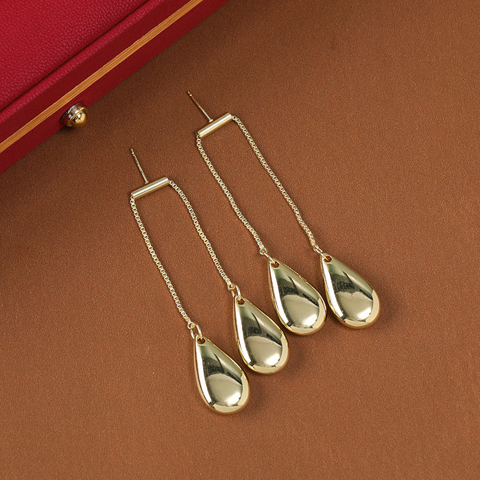 Wholesale Alloy Drop Tassel Earrings JDC-ES-QingH012