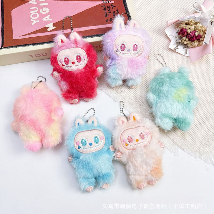 Wholesale Squeaky Plush Doll  Pendant Doll Keychain Girl Cartoon