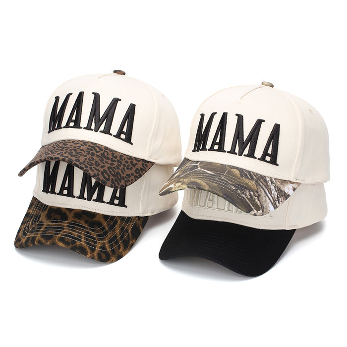 Wholesale Leopard Print Embroidered Baseball Cap Trendy Sun Protection Hat for Summer Boutique Resale Gift