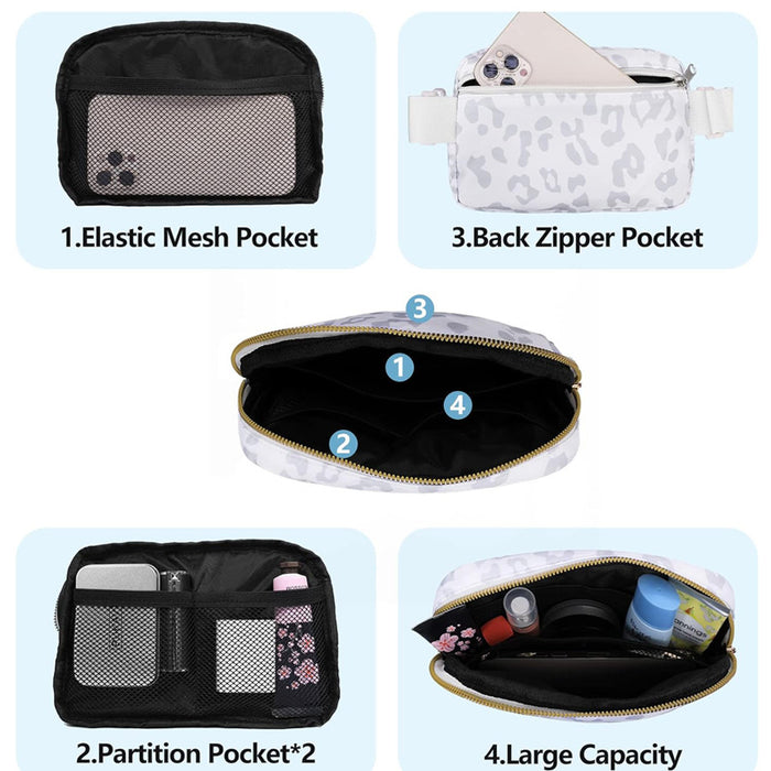 Wholesale Outdoor Running Waist Bag Lulu Same Style Crossbody Bag Chest Bag Nylon Waterproof Sports Waist Bag