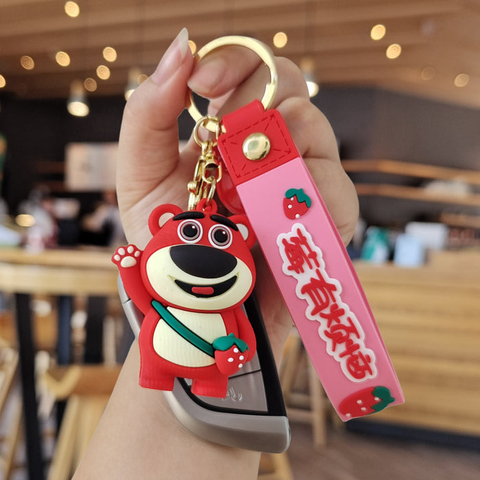 Wholesale Cartoon Silicone Doll Keychain JDC-KC-ZhuoRan014