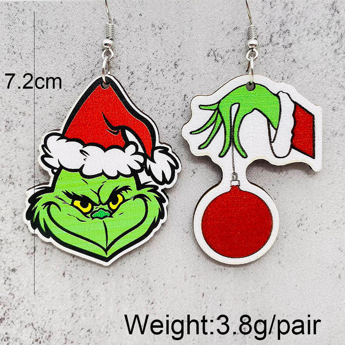 Wholesale Christmas Wooden Earrings