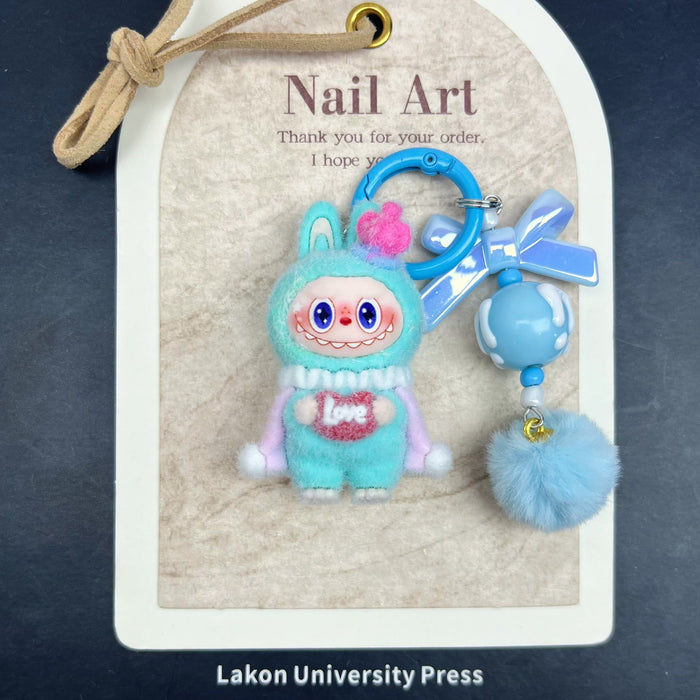 Wholesale Flocked King Figurine Keychain