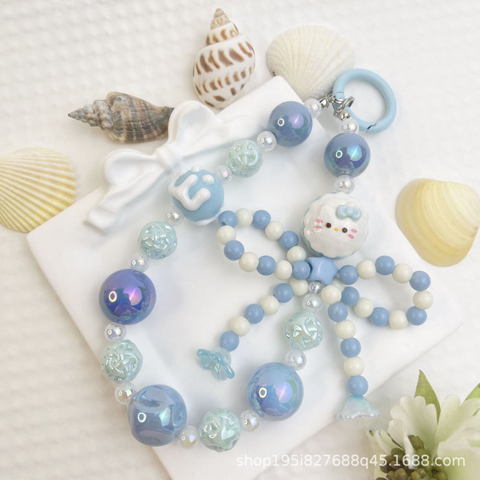 Wholesale Bracelet Decorative Pendant Mobile Phone Hanging Keychain Doll DIY Cute Bag Hanging Chain