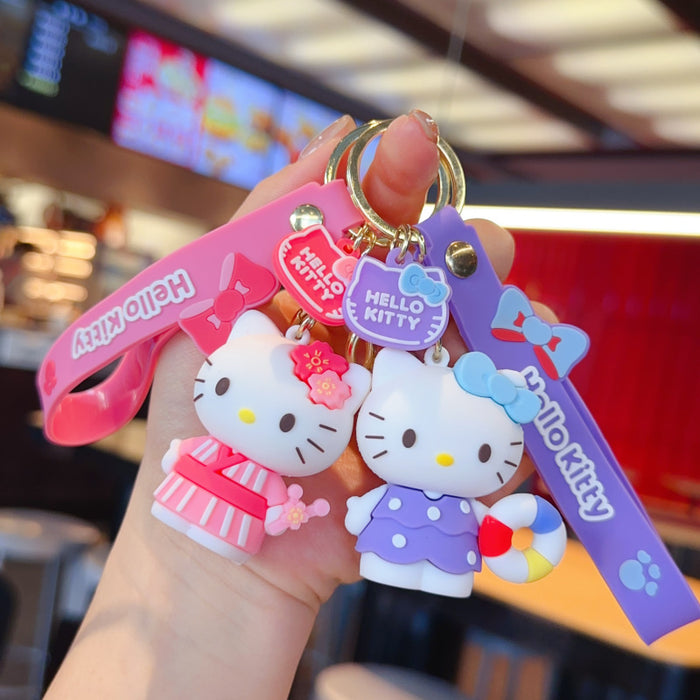 Wholesale Cute cartoon character couple keychains