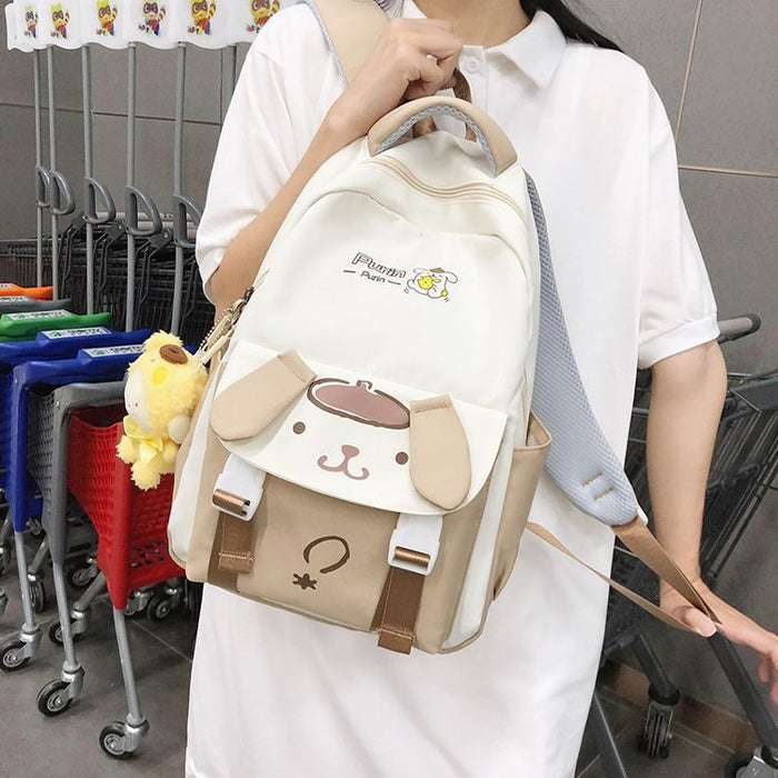 Wholesale Canvas Student College Style Large Capacity Backpack JDC-BP-YuanDuo035