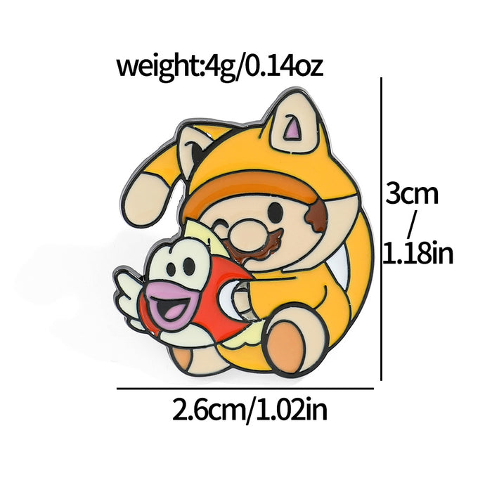 Wholesale Cartoon Cute  Brooch Metal Badge Accessories Pin Decoration