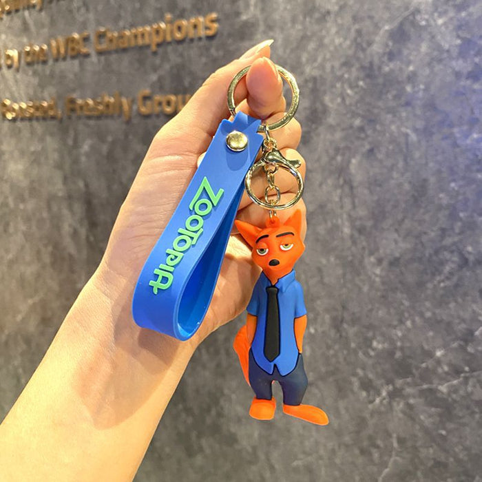 Wholesale Creative keychain, cute car keychain, men's and women's bag, couple's small pendant