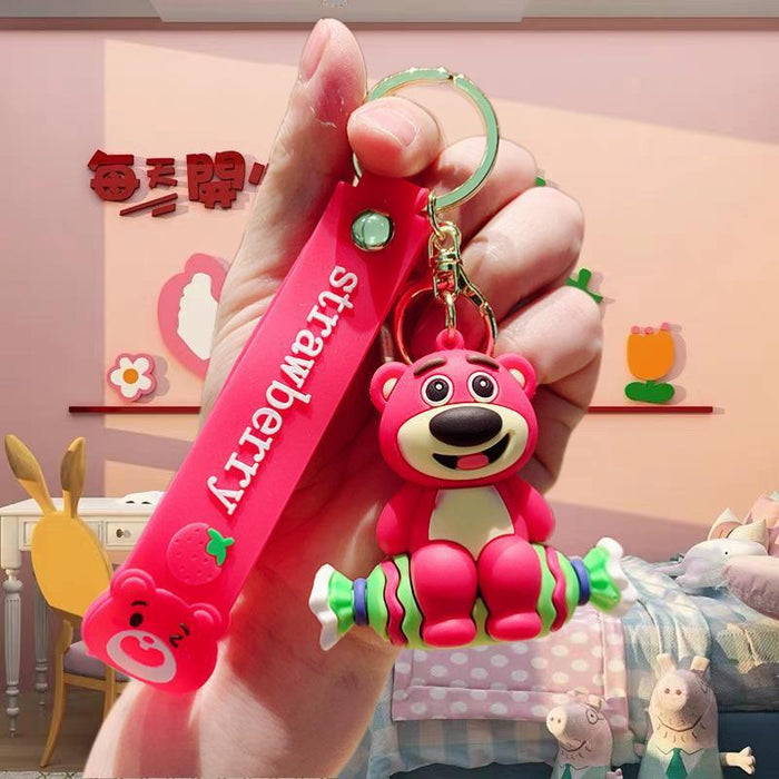 Wholesale Cartoon Doll Silicone Keychain JDC-KC-MingT074