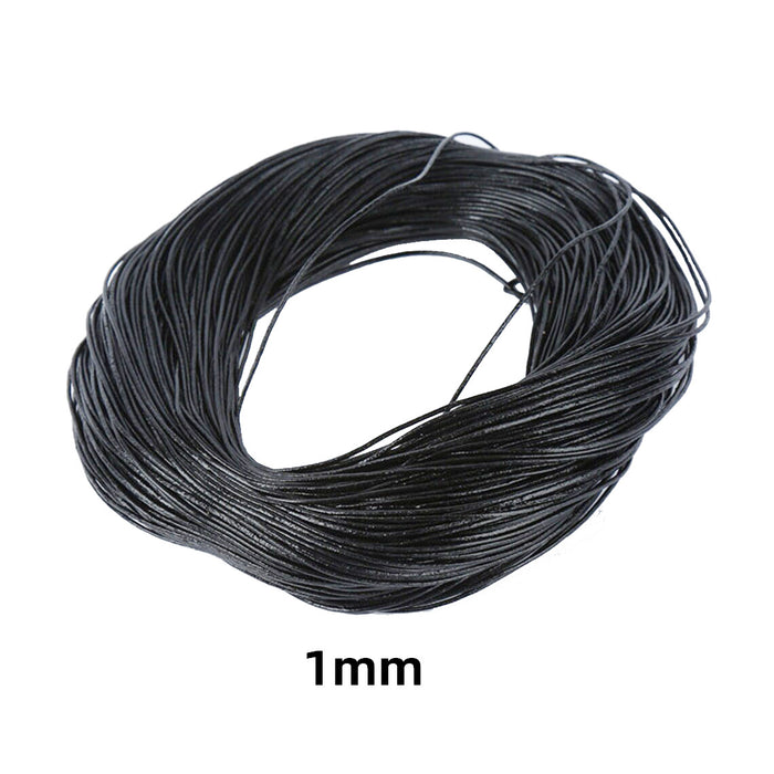 Wholesale 100pcs Round  Cowhide Rope Accessories Mobile Phone Case Leather Rope Braided Rope