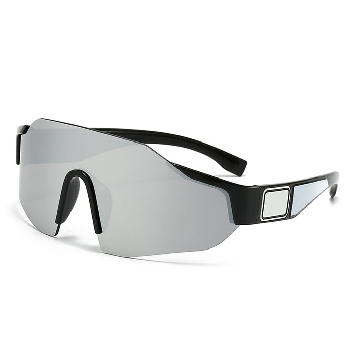 Wholesale Fashion sunglasses, colorful frameless one-piece sunglasses, driving goggles, and eye protection