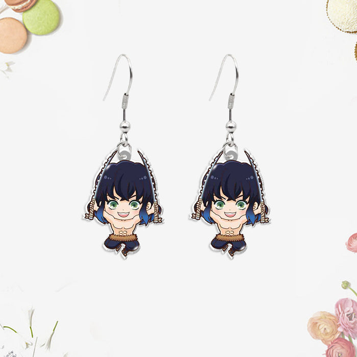 Wholesale Acrylic heat shrink earrings small pendants for teenagers