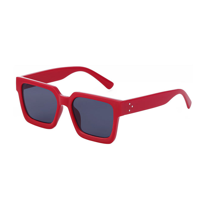 Wholesale box sunglasses women's high sense simple small frame sunglasses men's glasses