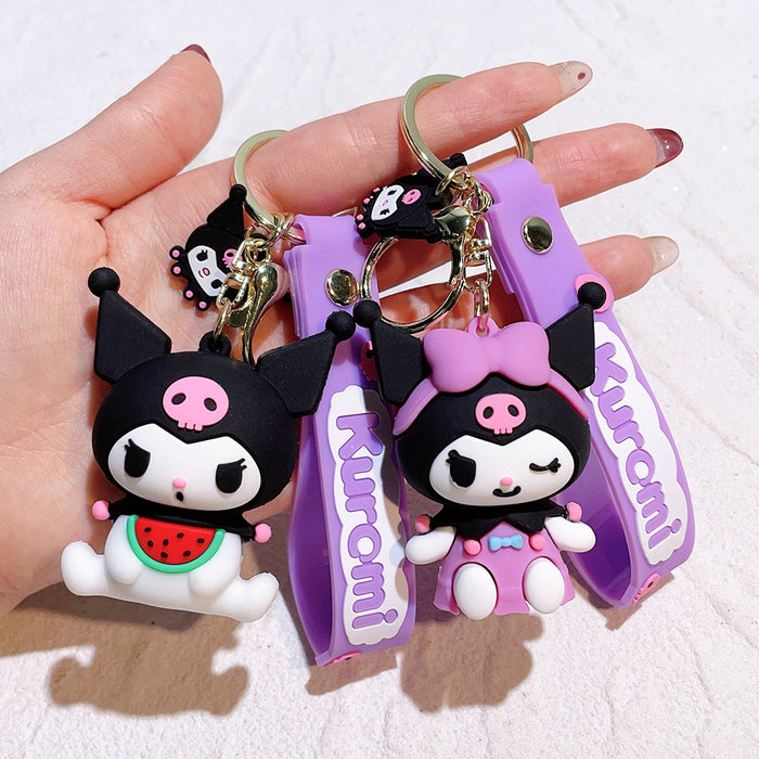 Wholesale Halloween Cartoon Silicone Doll Keychain JDC-KC-QiChao055