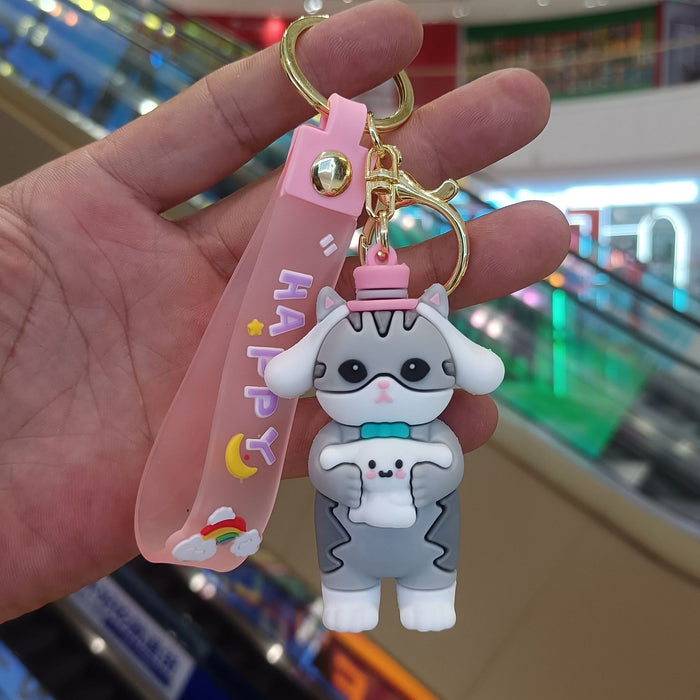 Wholesale PVC Cartoon Doll Keychain JDC-KC-KuangK014