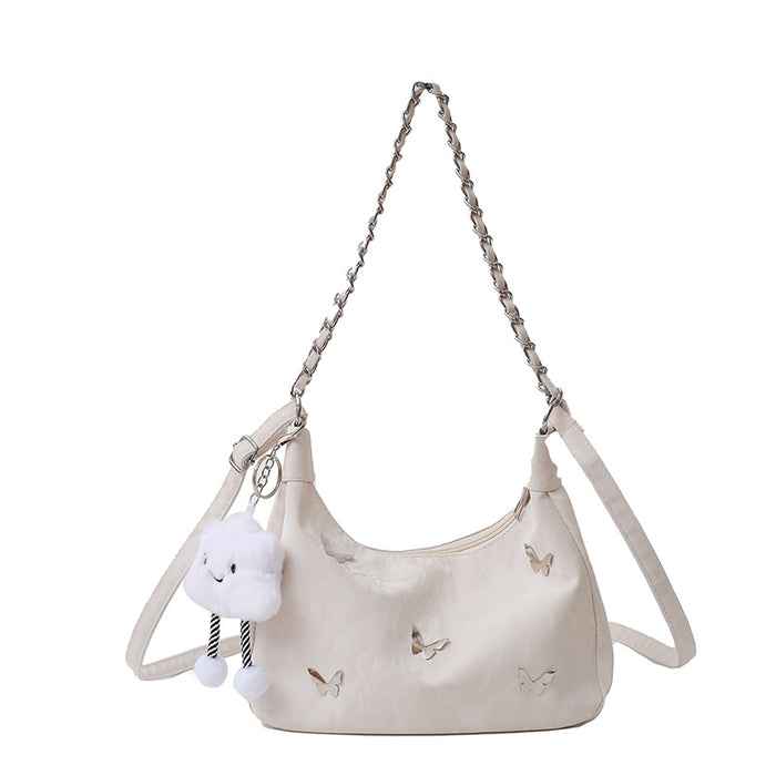 Wholesale New fashionable butterfly crossbody bag popular single shoulder large capacity commuting bag