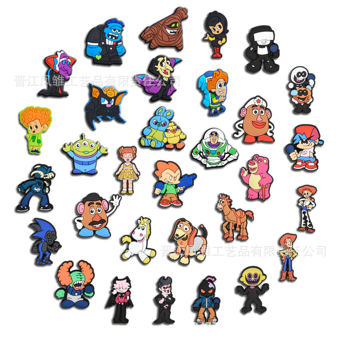 Wholesale 50pcs Cute cartoon Shoes Charms accessories