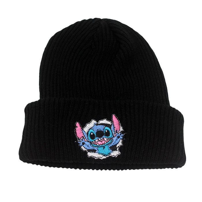 Wholesale Acrylic Cartoon Embroidery Knitted Hat JDC-FH-ZhiXie023