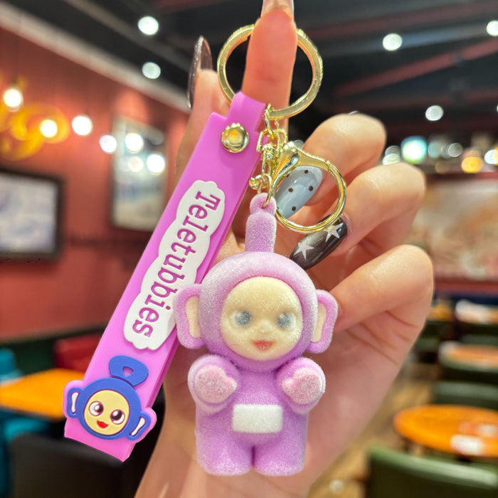 Wholesale Flocked Doll Key Pendant Plush Doll Pendant Bag Pendant Creative Birthday Gift Pendant Gift