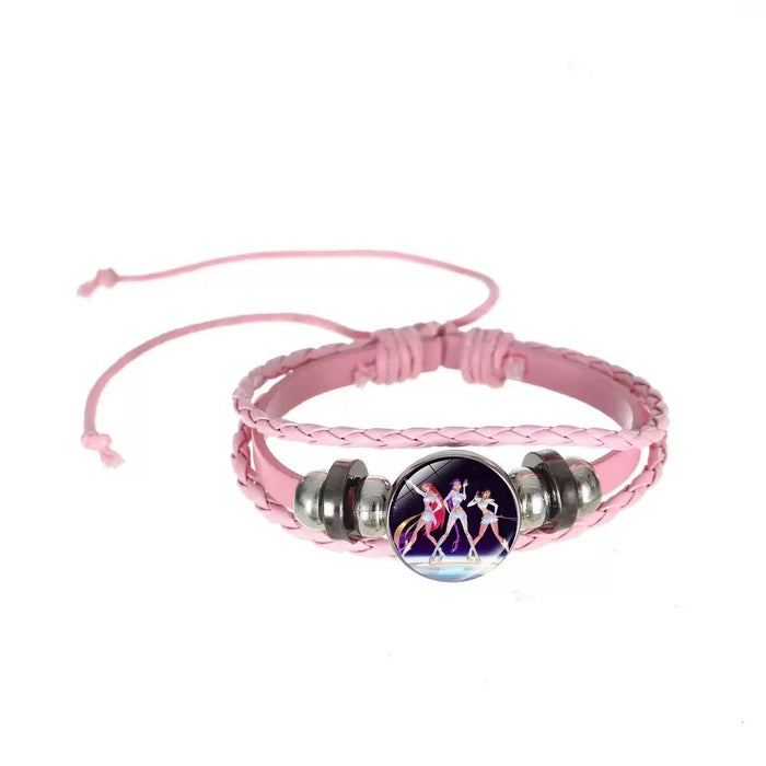 Wholesale K-POP Multi-layered Woven Beaded Bracelet
