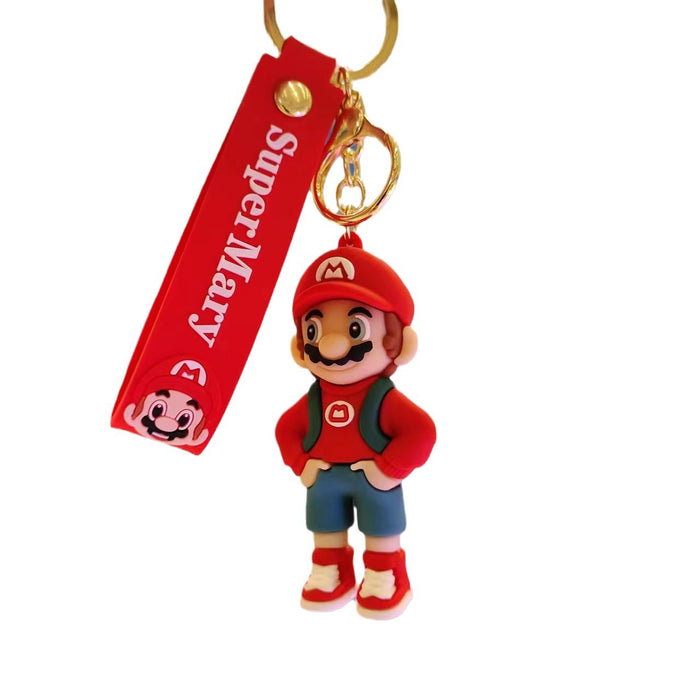 Wholesale Creative Super Mario Doll Keychain JDC-KC-HuJian008