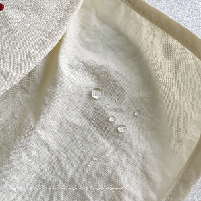 Wholesale Quick drying thin children's sunshade hat for travel, baby big brim neck protection, sun protection fisherman hat