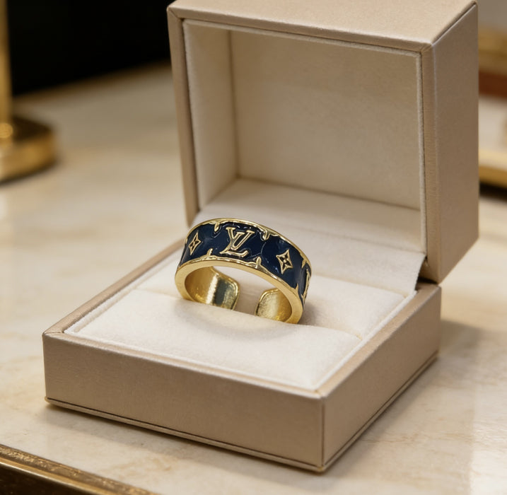 Wholesale Copper Zircon Oil-Drip Adjustable Ring