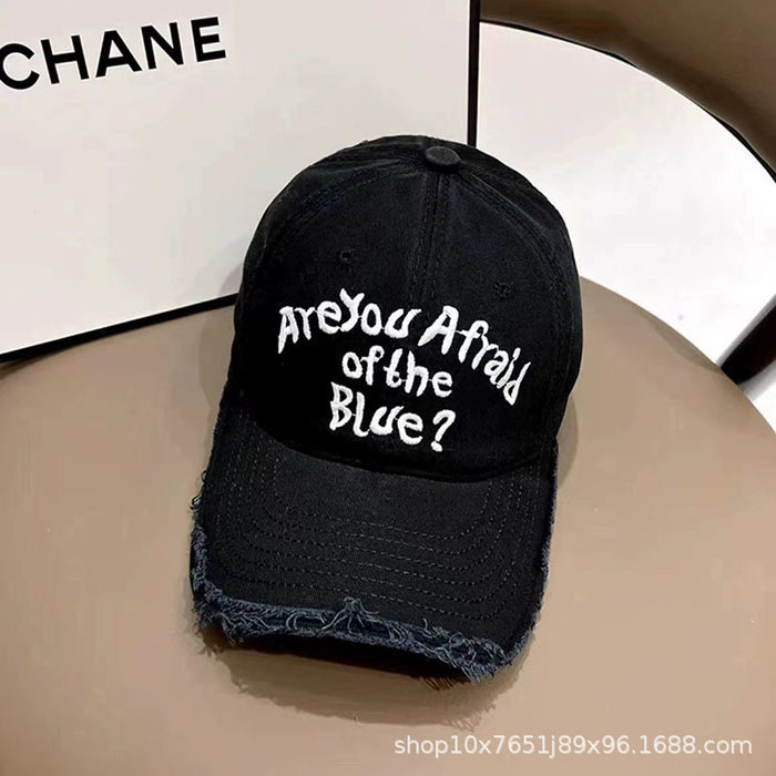 Wholesale New baseball cap, personalized retro edged duckbill cap, fashionable and versatile