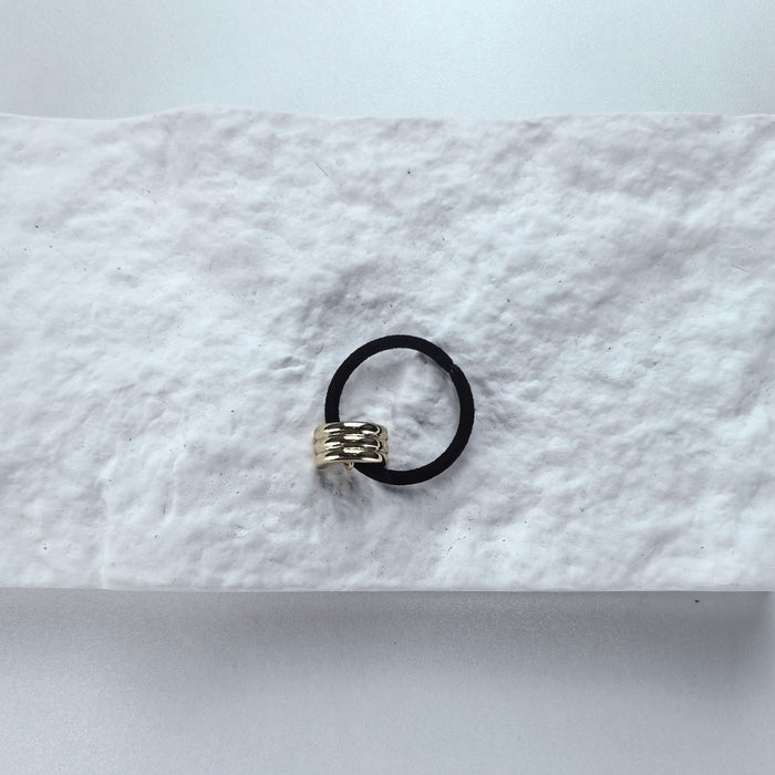 Wholesale U-shaped hair rope high design sense golden hair accessories women