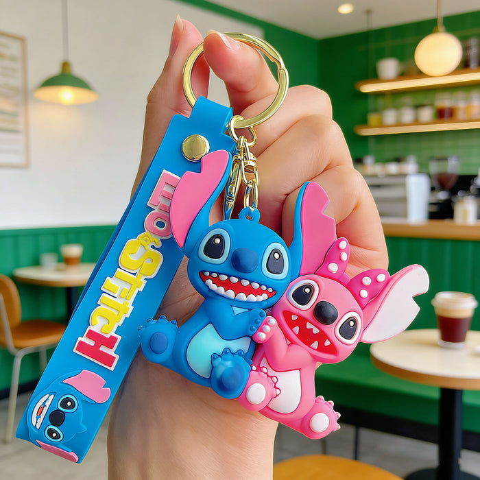 Wholesale Decorative Silicone PVC Cartoon Keychain Car Key Accessory Boutique Gift MOQ≥2