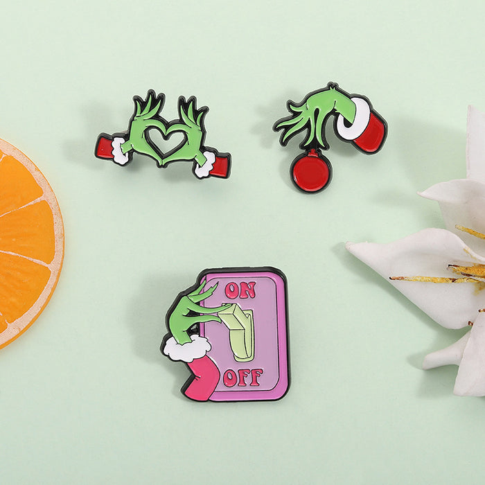 Wholesale Christmas series brooch cartoon Brooch