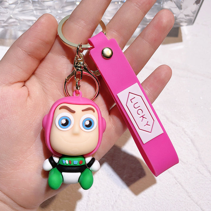 Wholesale Cartoon Silicone Doll Keychain JDC-KC-QiChao058