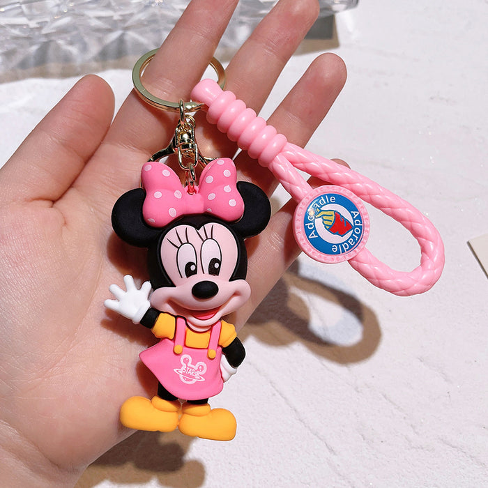 Wholesale Cartoon Silicone Doll Keychain JDC-KC-QiChao049