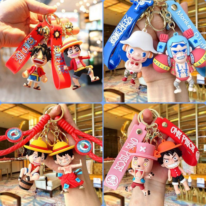 Wholesale Silicone Cartoon Doll Keychain JDC-KC-MingT230