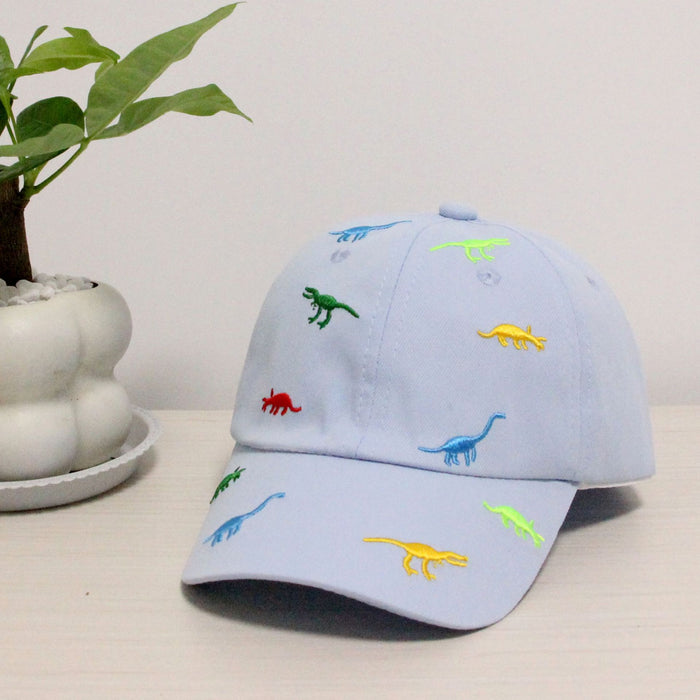 Wholesale Dinosaur Embroidered Boys and Girls Children's Cotton Baseball Cap
